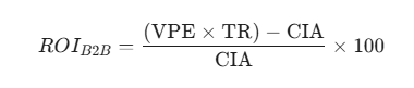 formula roi b2b